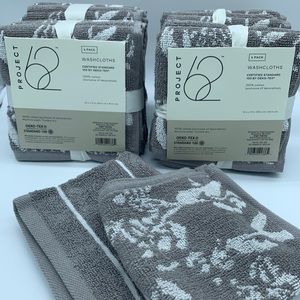 Target 16 pcs washcloths new grey
